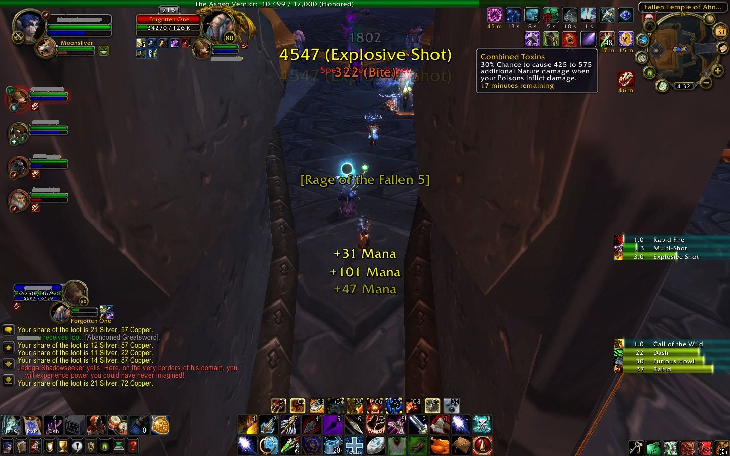 A moment in a WoW dungeon, WotLK era.