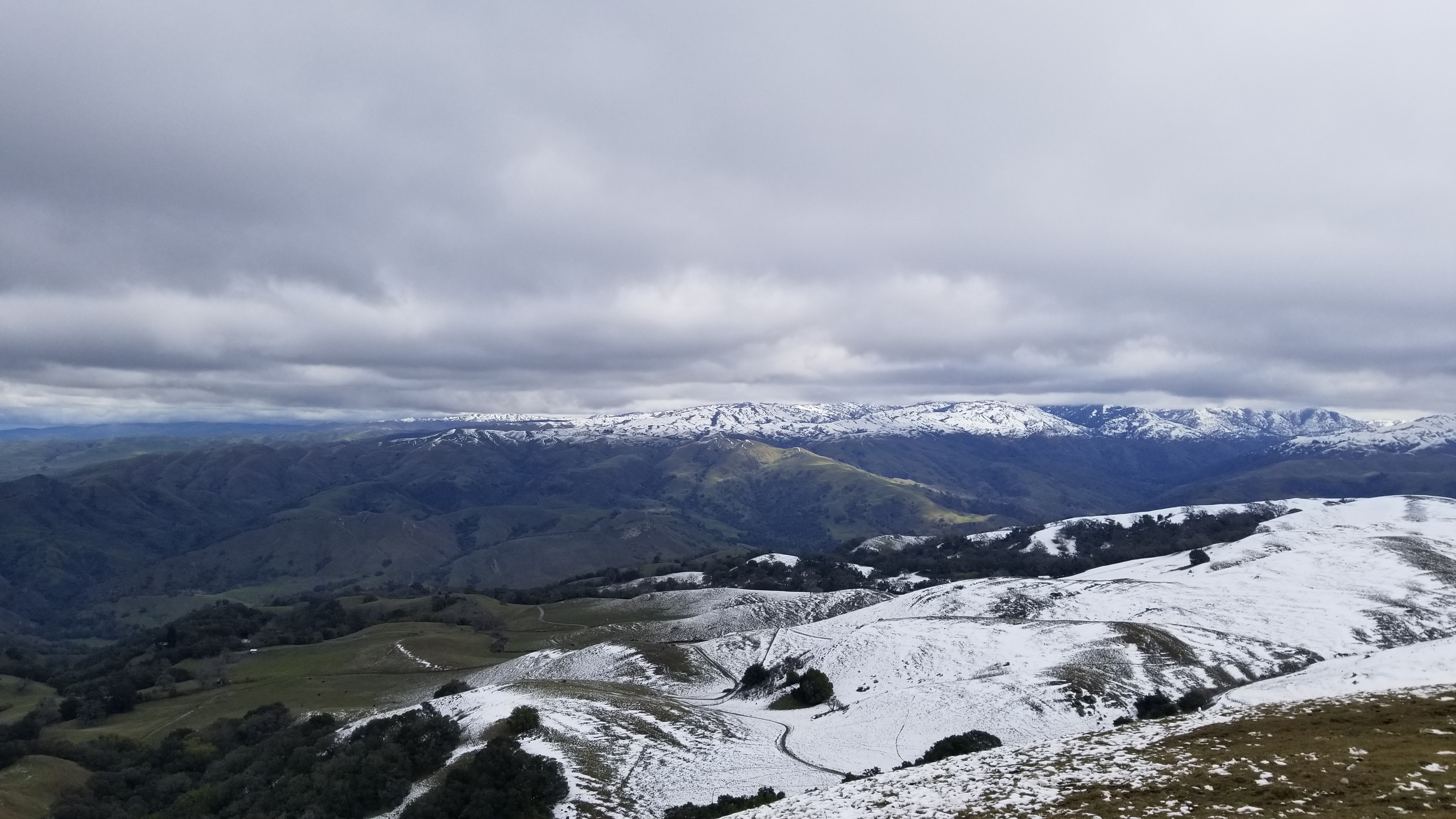 More hills to the east of Mission Peak.