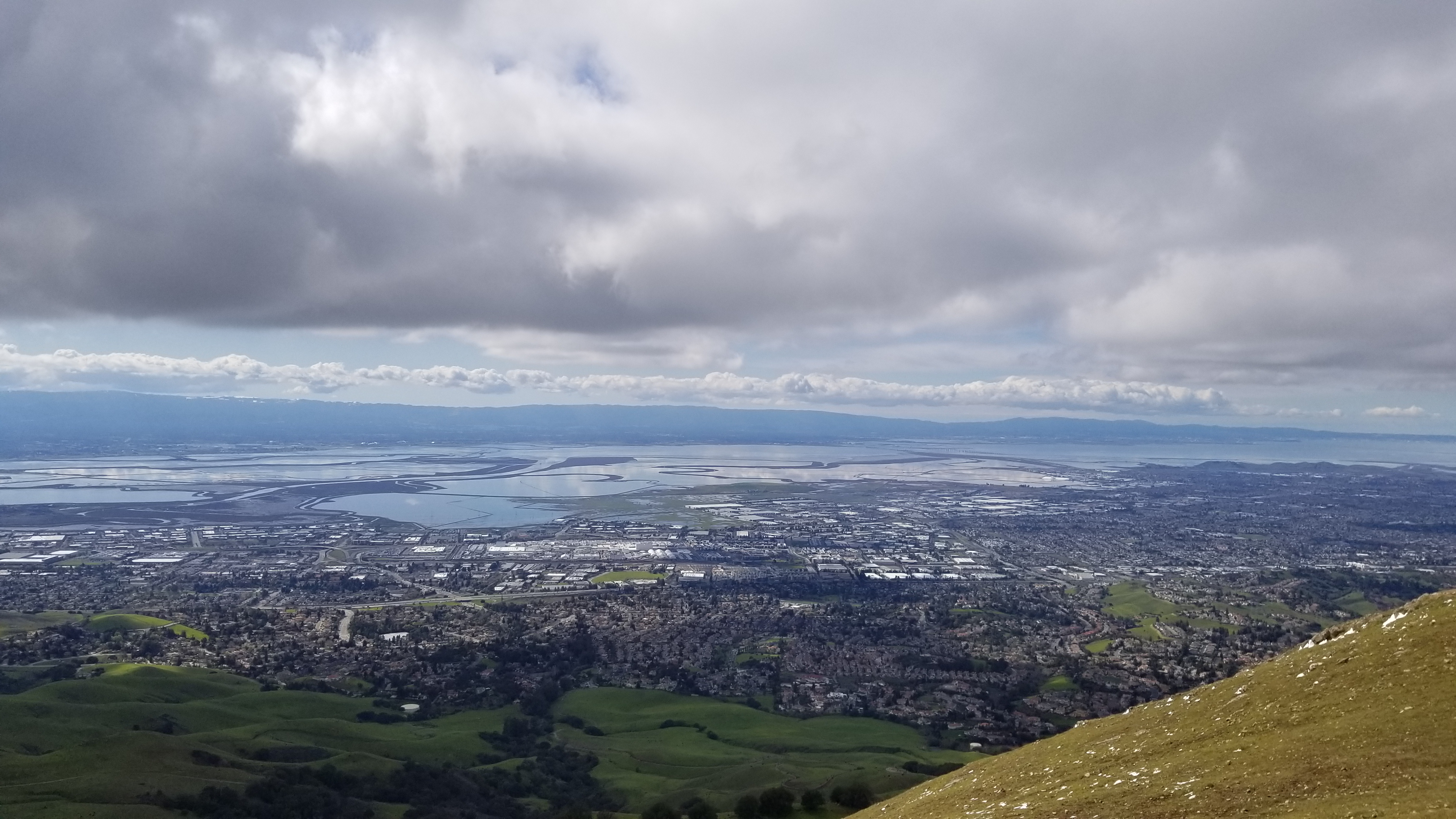 Looking over the Bay from Mission Peak.